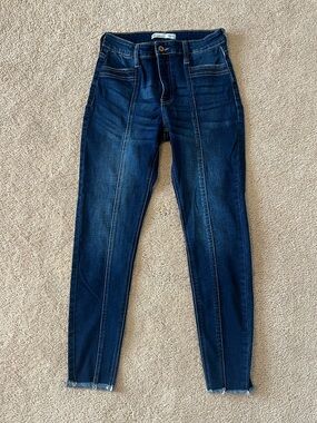 KanCan Dark Blue High-Rise Skinny Jeans
